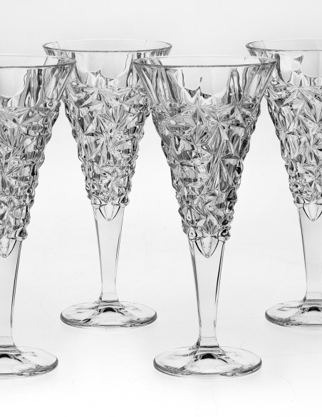 Set 6 Pahare Vin 250 ml, Cristal Bohemia, Glacier