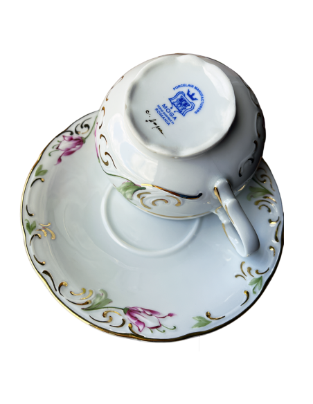 Ceasca Ceai cu Farfurioara Tulip Pink