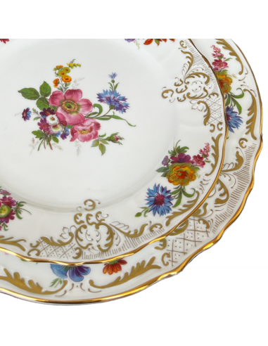Detaliu Farfurii Berlin Premium Meissen Flowers