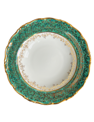 Farfurie Intinsa Angelique Smarald Gold