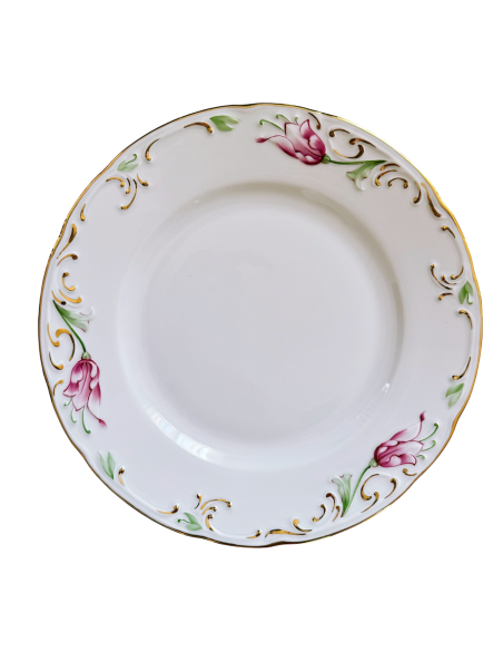 Farfurie intinsă Tulip - Pictură Manuală, Portelan Premium