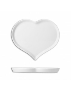 Farfurie Desert Inimă din Portelan 21 cm 2