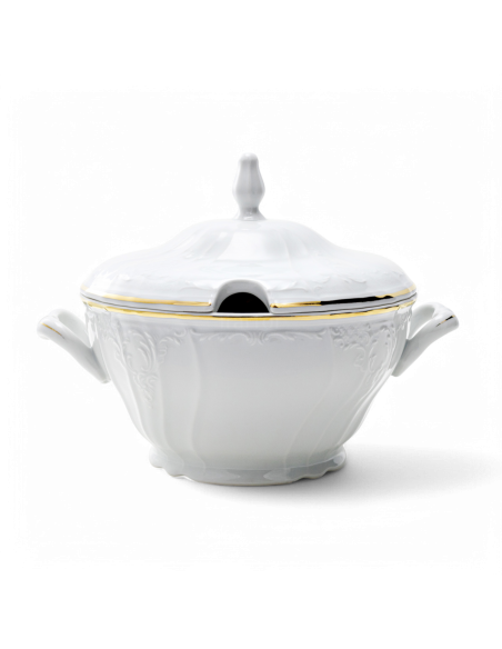 Supiera cu Capac 2500 ml, Berlin Rand Aur