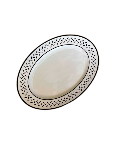 Platou Oval din Portelan 32x23cm Nina...
