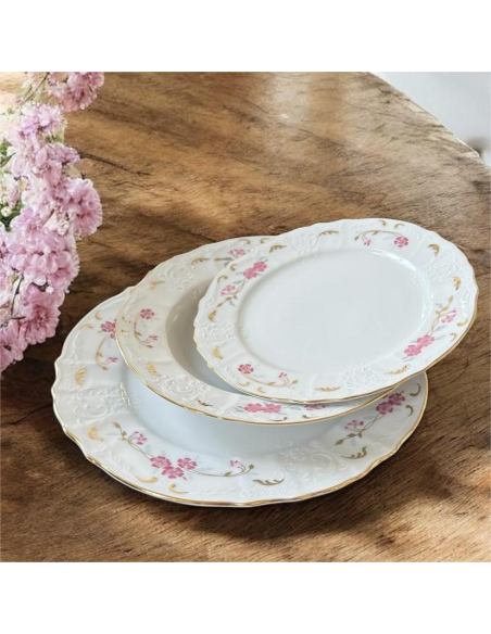 Set Farfurii 18 piese Berlin Premium Casa cu Flori