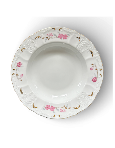 Farfurie adanca 23 cm Berlin Premium Casa cu Flori