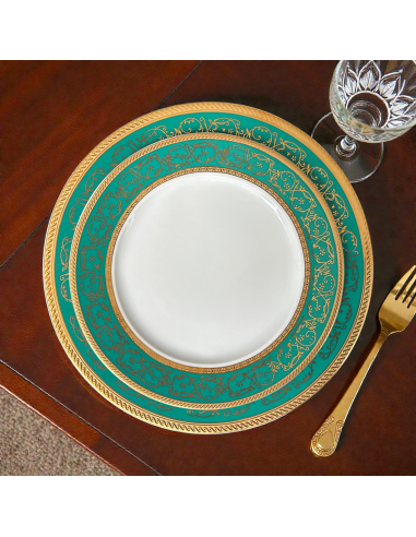 Set Farfurii 18 piese Capriccio Verde