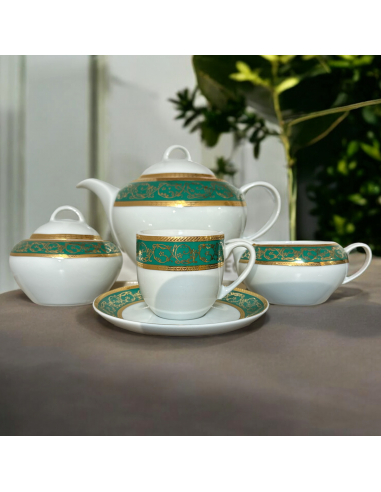 Serviciu Cafea 15 piese Capriccio Verde