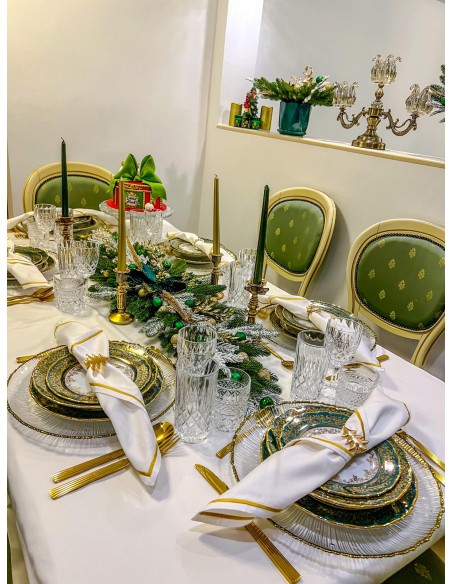 Serviciu Masă 26 Piese  Angelique Smarald Gold