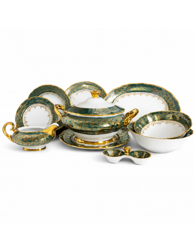 Serviciu Masa Angelique Smarald Gold 26 piese