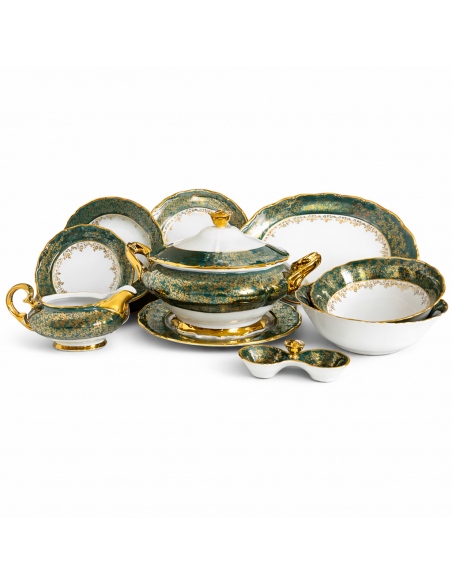 Serviciu Masa Angelique Smarald Gold 26 piese