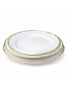 Set farfurii 18 piese Ophelia Rand Aur