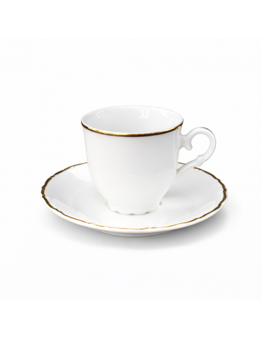 Ceasca cu farfurioara cafea Ophelia Rand Aur
