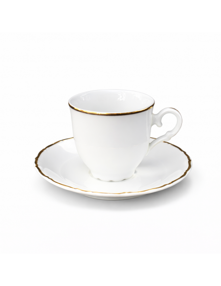 Ceasca cu farfurioara cafea Ophelia Rand Aur