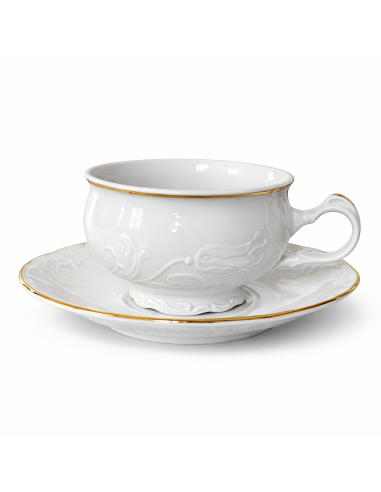 Serviciu Ceai 15 piese – Tulip Rand Aur