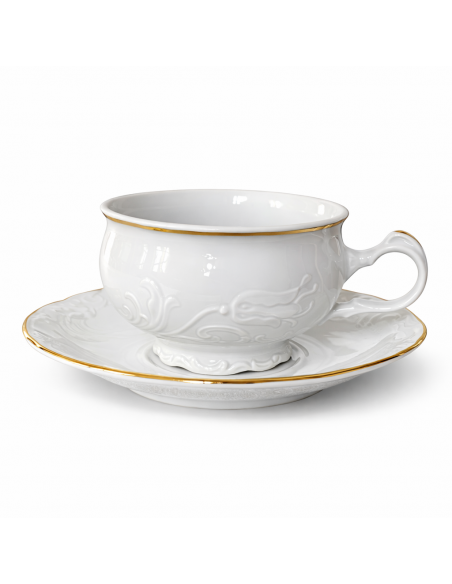 Serviciu Ceai 15 piese – Tulip Rand Aur