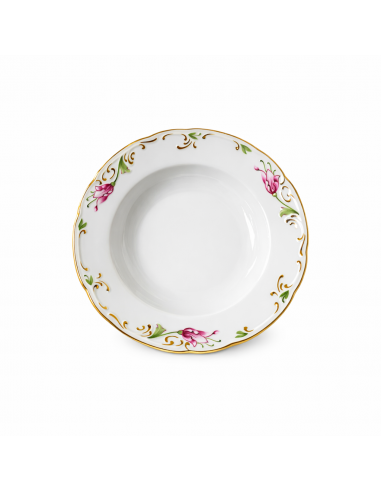 Farfurie adanca Tulip Pink Pictură Manuală, Portelan Premium