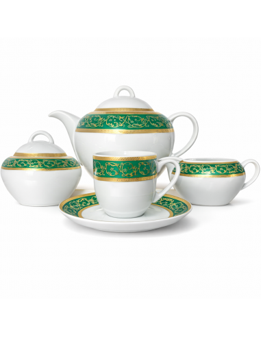 Serviciu Cafea 15 piese Capriccio Verde