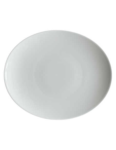 Set Farfurii Ovale 18 Piese Los Alb