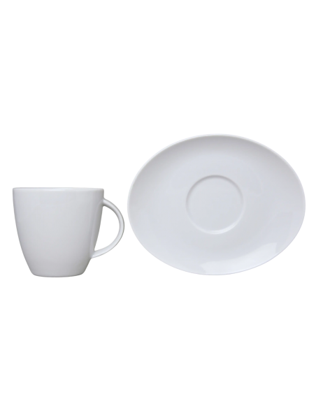 Ceașcă 220 ml cu Farfurioară 16 cm Los, Albe