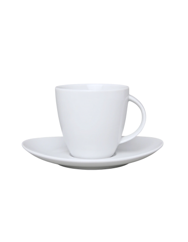 Ceașcă 220 ml cu Farfurioară 16 cm Los, Albe