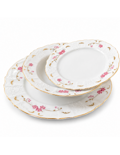 Set Farfurii 18 Piese Berlin Premium Casa cu Flori
