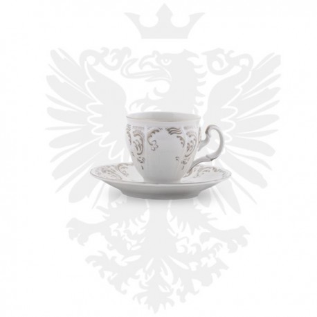 Ceasca si farfurie cafea Berlin Ivoire