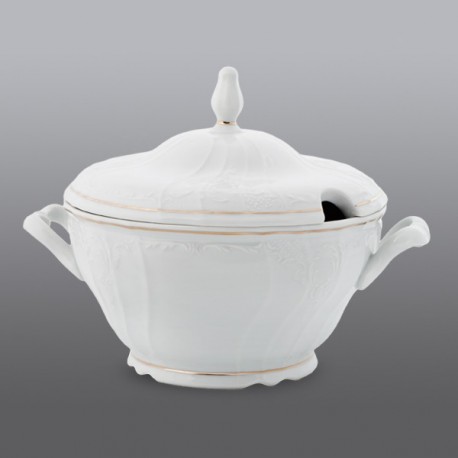 Supiera portelan 2500ml Berlinm cu rand aur.